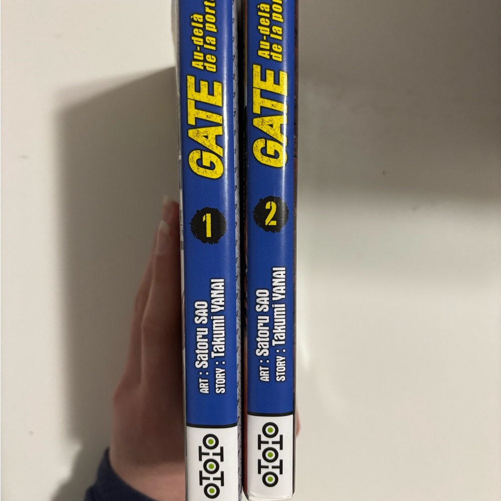 GATE au-delà de la porte Volume 1 & 2 Manga Set FRENCH/FRANÇAIS